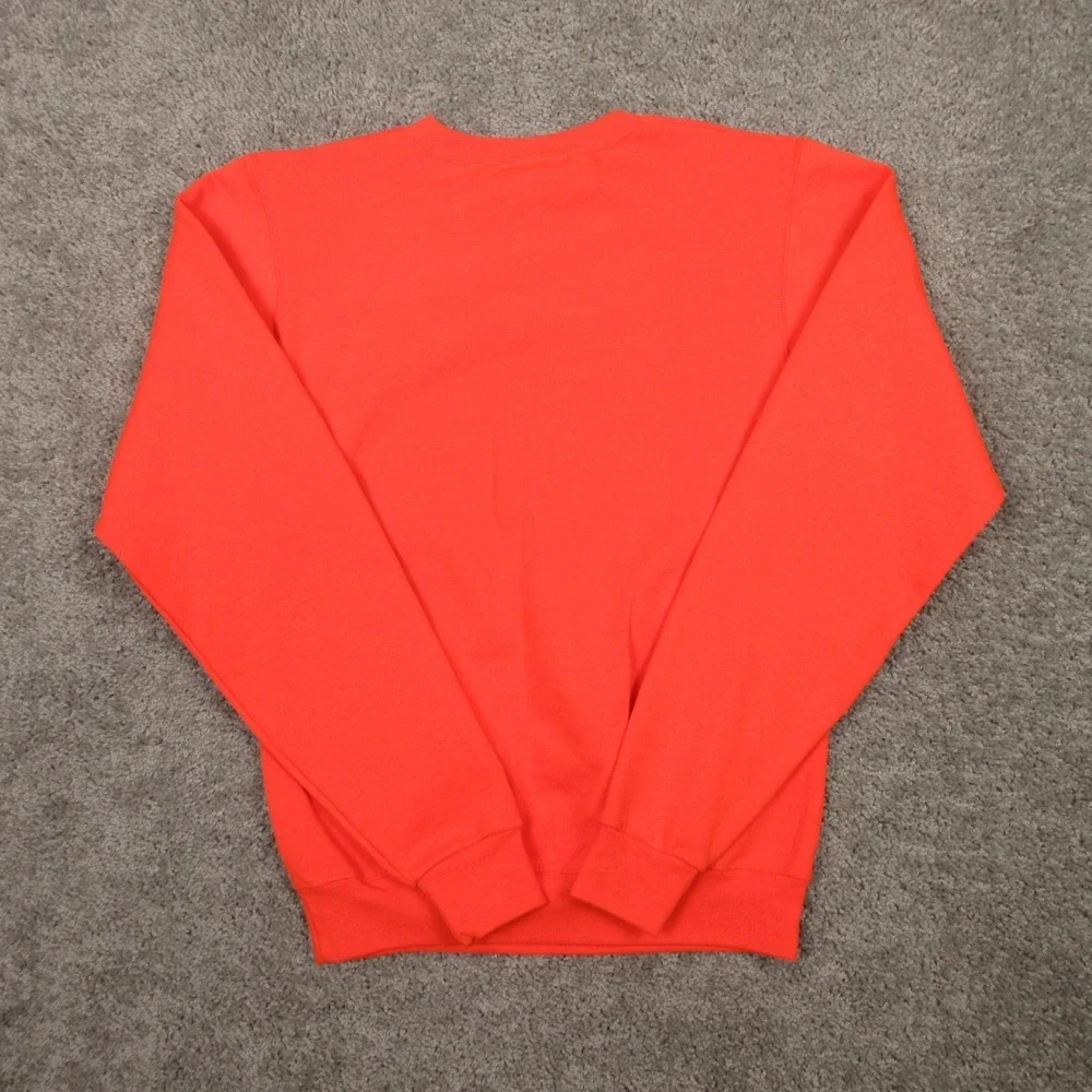 Utica Pioneers‎ Sweater Mens XS Orange Crewneck Sweatshirt Champion College NCAA